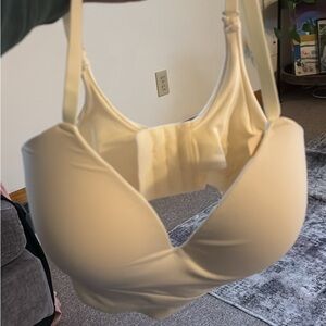 Source Unknown Cream Wireless Bra